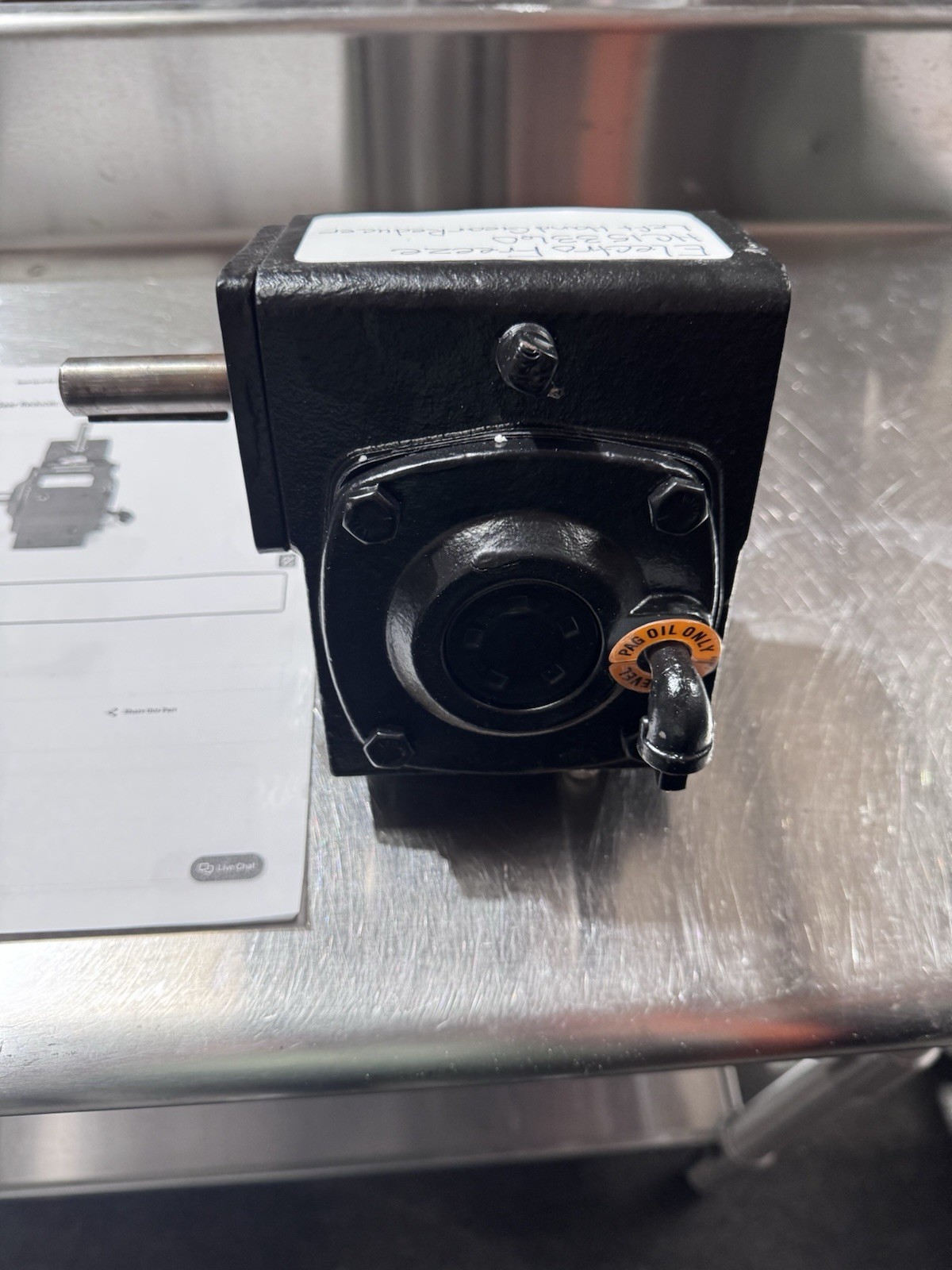 Electro Freeze - WINSMITH HC153361 Gear Reducer, Right Hand W/Coupling HC111780