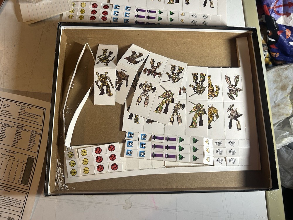 Battletech 2nd Ed. 1604 FASA Missing Card Stands