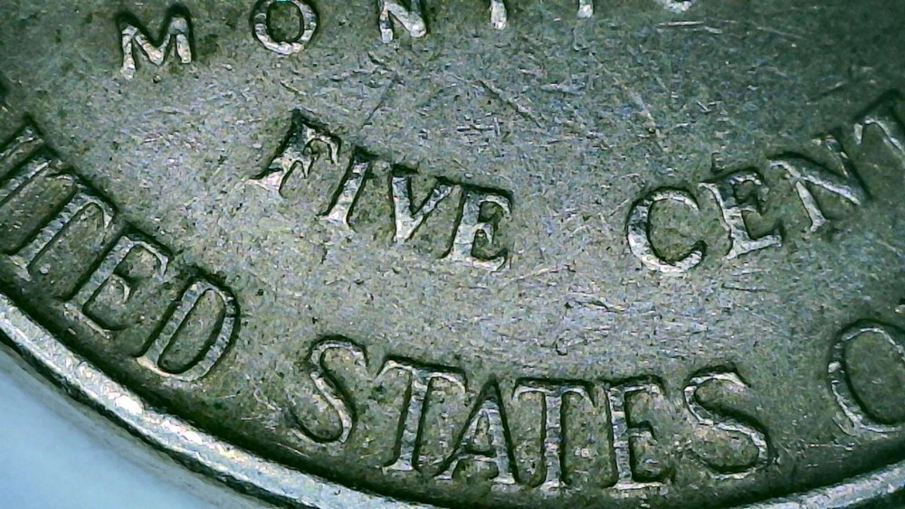 1954 D over S mint  mark Jefferson  Nickel errors