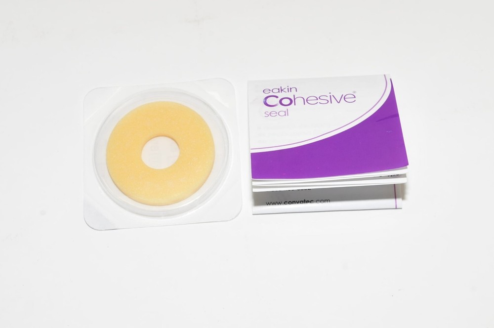 2 Boxes ConvaTec eakin REF 839002 Cohesive small Ostomy Barrier Seals 20/Box
