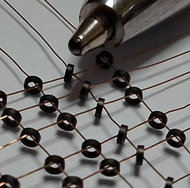 1000X Build Your Own Ferrite Core Memory KIT Copper Wire 0.1mm