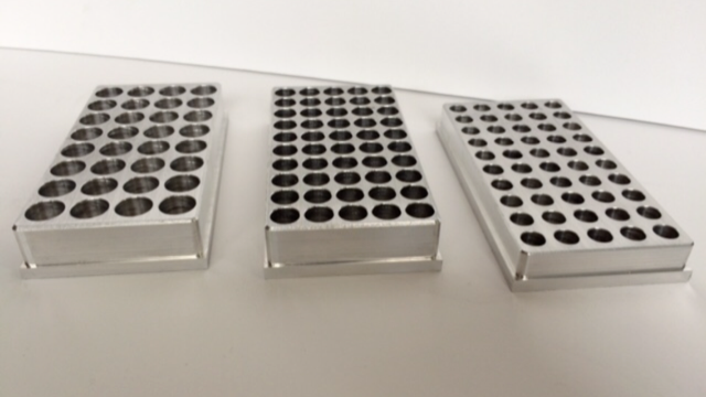 357 Magnum Ammo Reloading Block Solid Aluminum 50 rounds