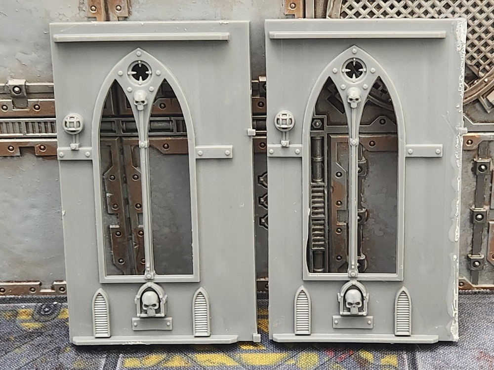 Warhammer 40K Imperial City Windows (2), Plastic