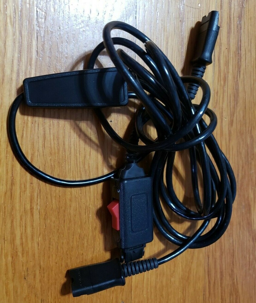 Platronics Y Telephone Headset Training A\DAPTER CORD + MUTE FOR...