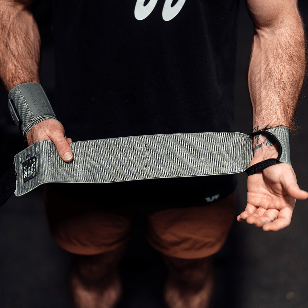 24" Villain Wrist Wraps - Solid Gray