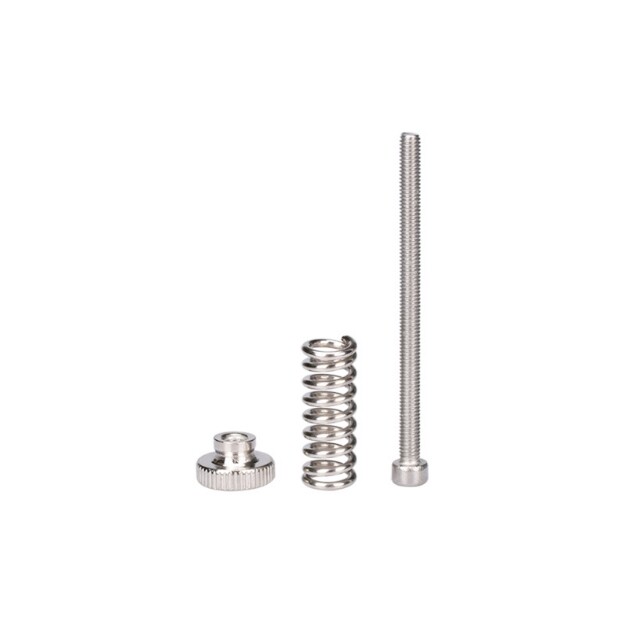 10pcs 3D printer accessory leveling knob kit component M3 * 40 screw spring nut