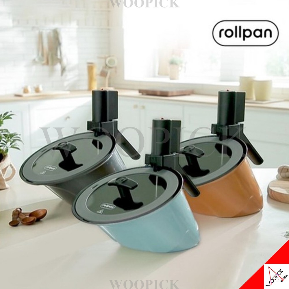 Rollkitchen Rollpan Original Camping Oven Automatic Rotation Cooking Pot Korean