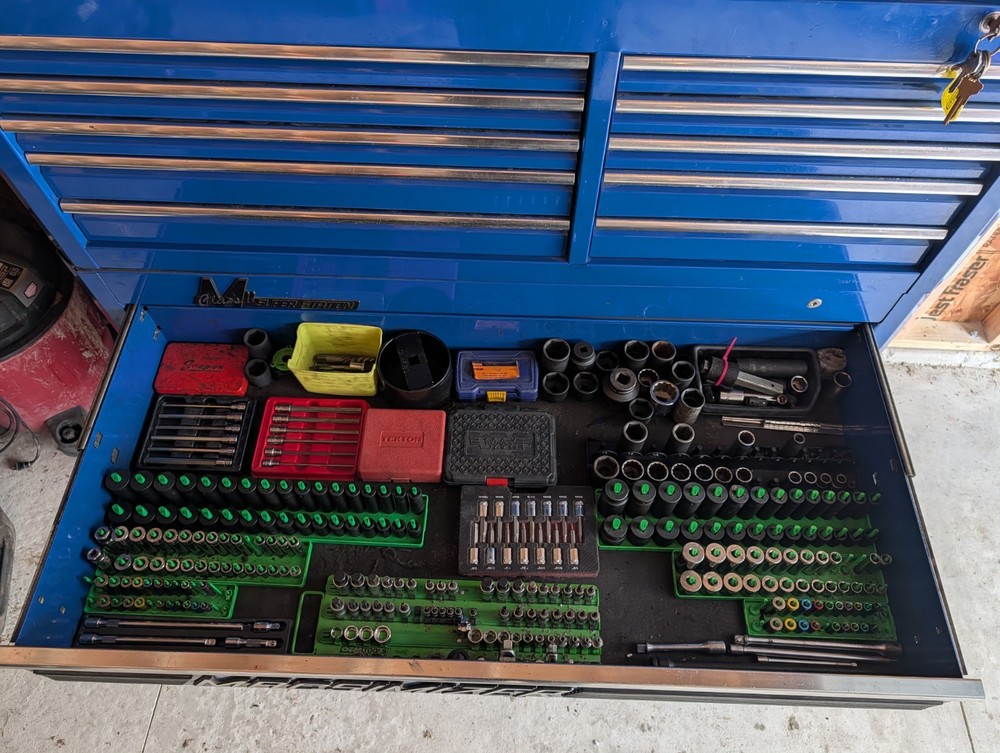 MAC Tools MACSIMIZER MB1850 & MB1855 22 Drawer Stacker Toolbox W/ NEW LOCKS