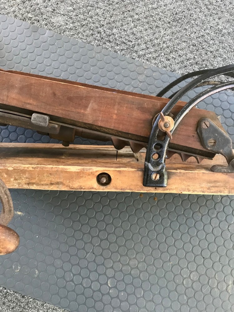 Antique Folding Hand Crank Barn/Post/Beam Drill Boring Machine