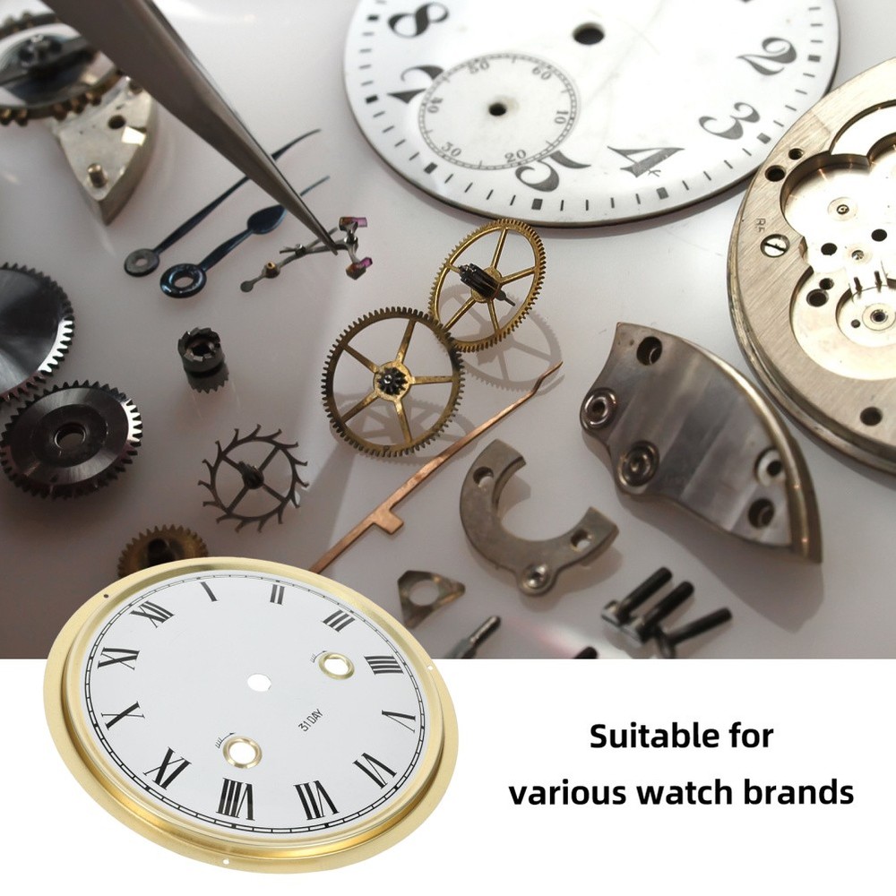 Round Wall Clock Movement Parts Face Replacement Faces for Crafts