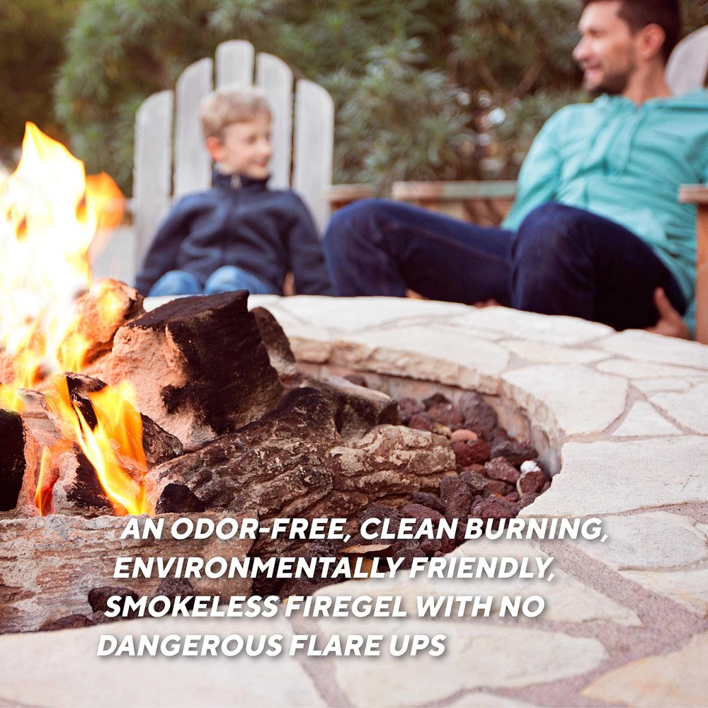 16 oz. Gel Fire Starter - Quick Lighting for Camping & Outdoor Use