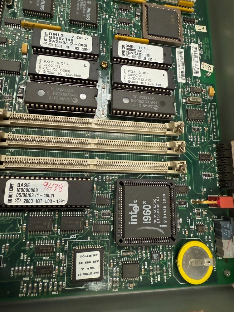 IGT CPU MPU 3902 Game king board/ I-Game UNTESTED READ