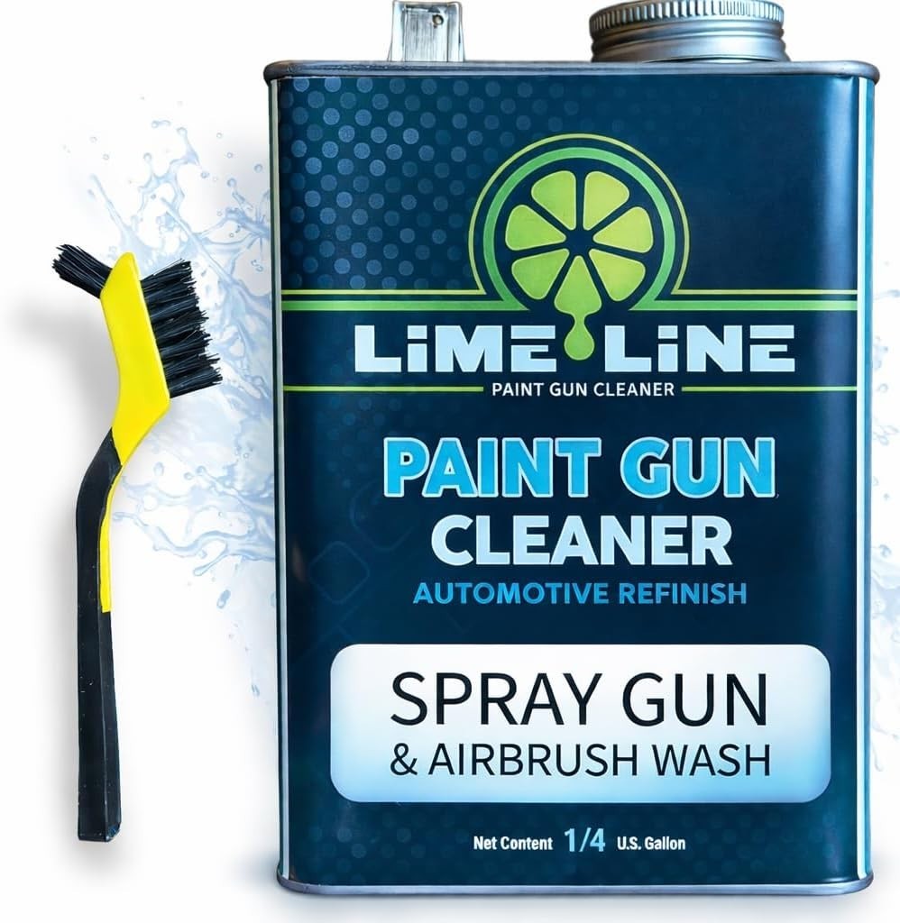 LiME LiNE Spray Gun and Airbrush Cleaner for Automotive Painting - 1 Quart