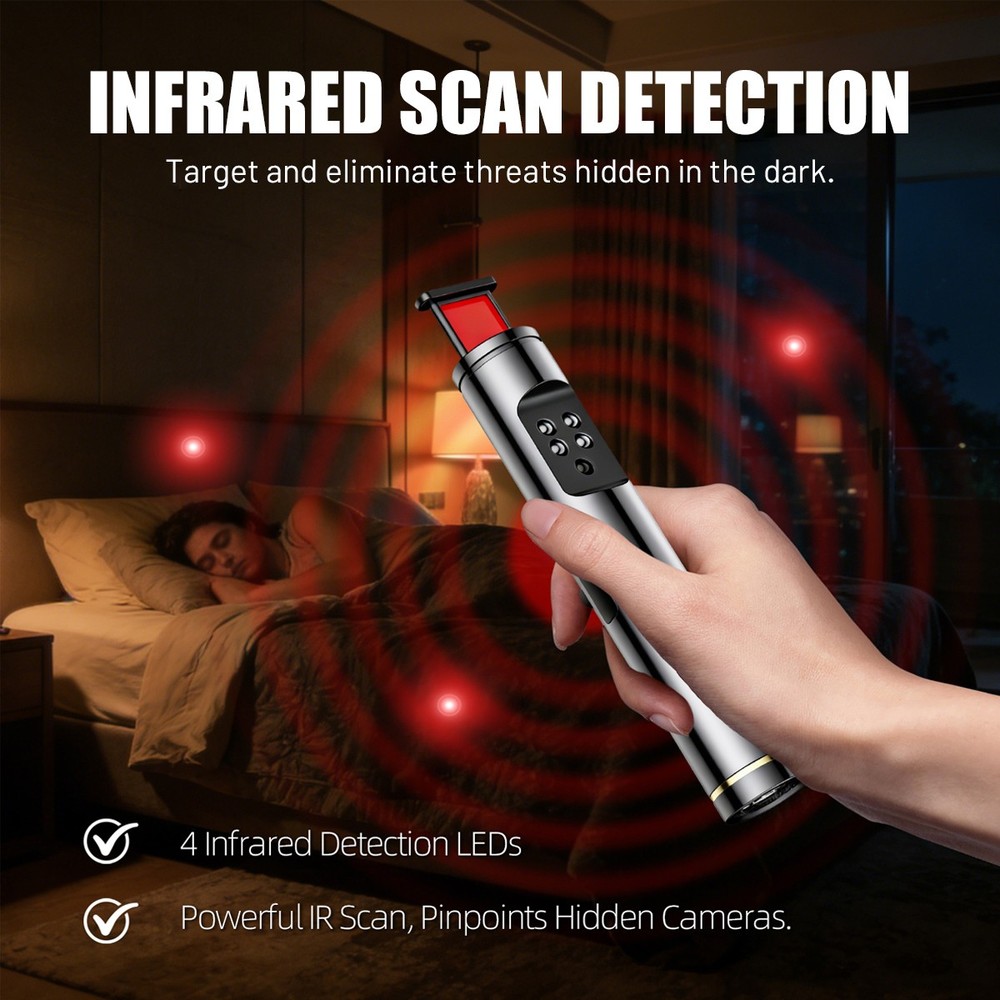 New Camera Detector GPS Tracker Anti Tracking Bug Finder Scanner Device USA