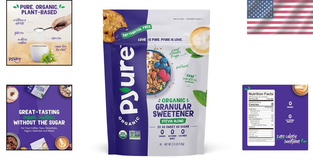 USDA Organic Stevia Blend | 2.5lb 40oz