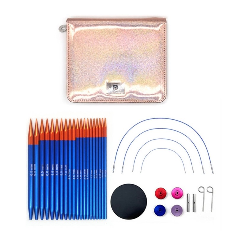 Interchangeable Circular Knitting Needle Set Round Knitting Needle 3.0mm-6.5mm