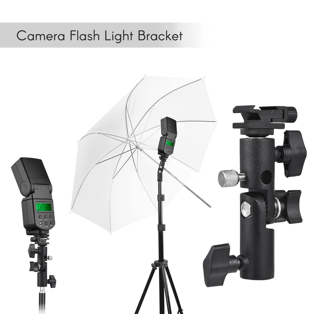 Flash Mount Speedlite Swivel Bracket Flash Stand Bracket with Cold O9T9