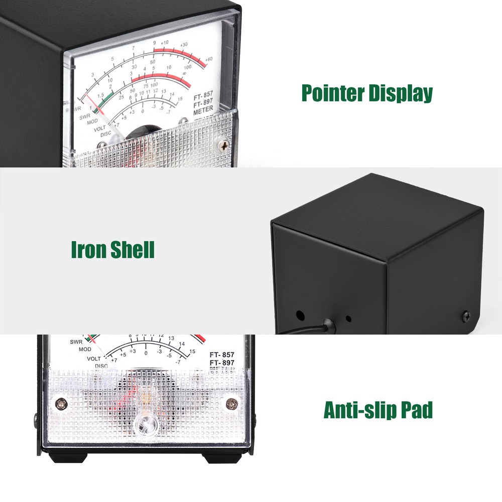 SWR Meter External Meter Pointer Wattmeter Receive Display Meter C1I5