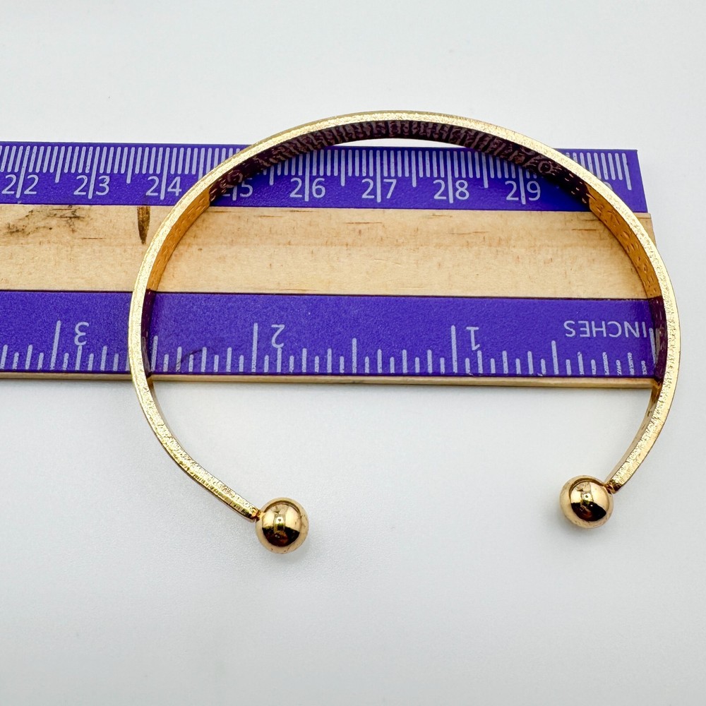 Vintage 2 Cuff Love Caviar Bead Bracelets Stack Layer Retro Minimalist