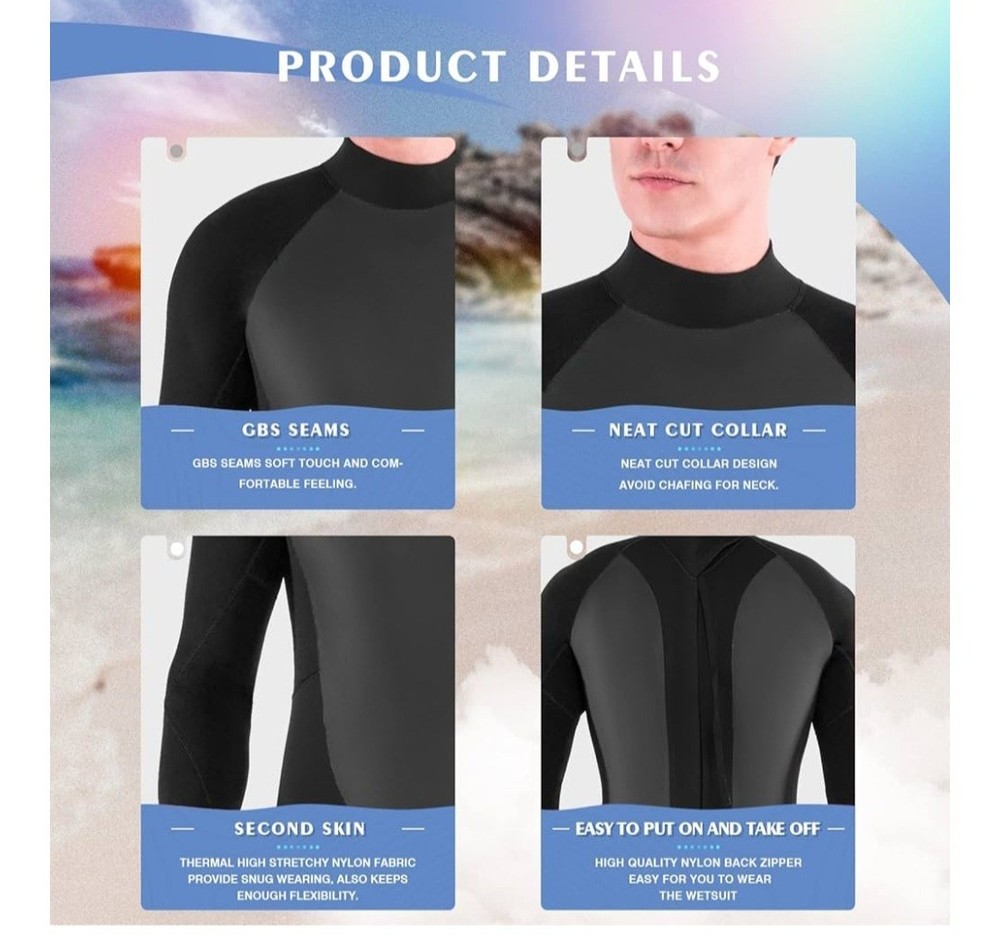 Realon Wetsuit (M) For Men