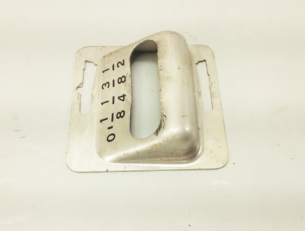 Vtg Craftsman 103 6" wood jointer cut depth pointer scale part