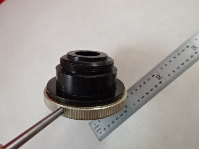 CONDENSER DIAPHRAGM IRIS UNKNOWN MICROSCOPE OPTICS AS PICTURED &E3-B-01