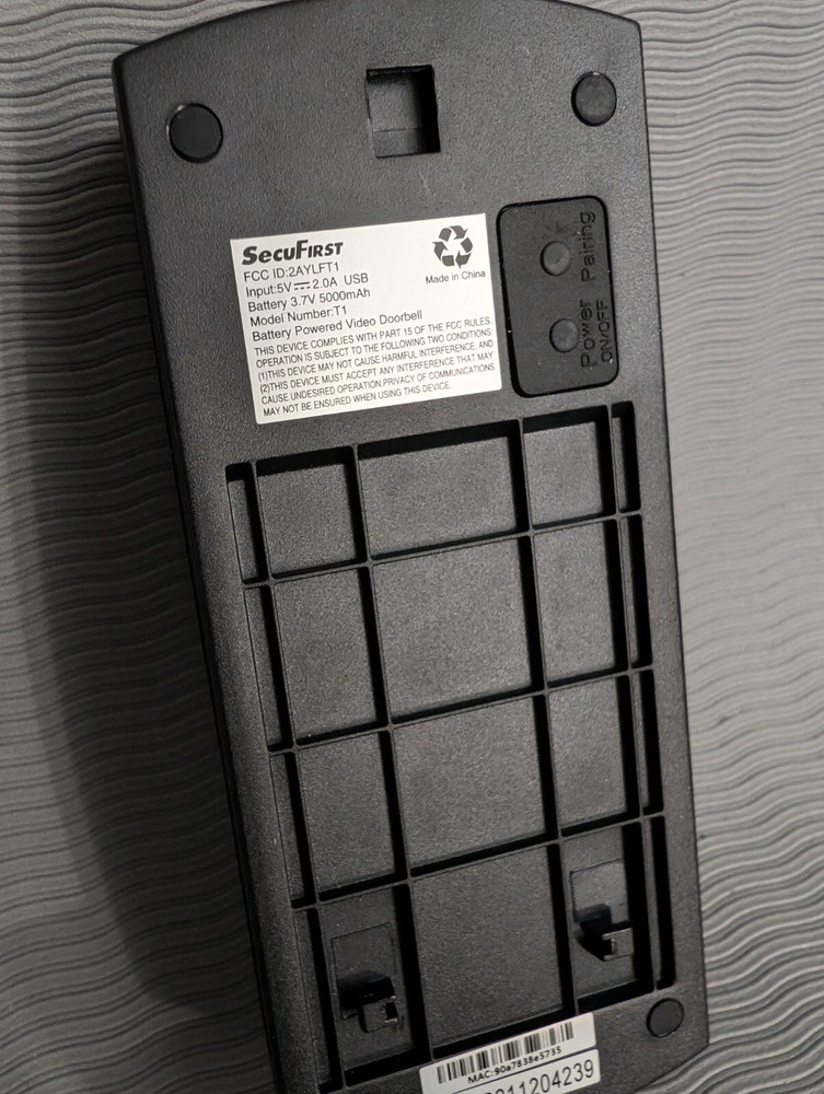 Secufirst Smart Camera Doorbell