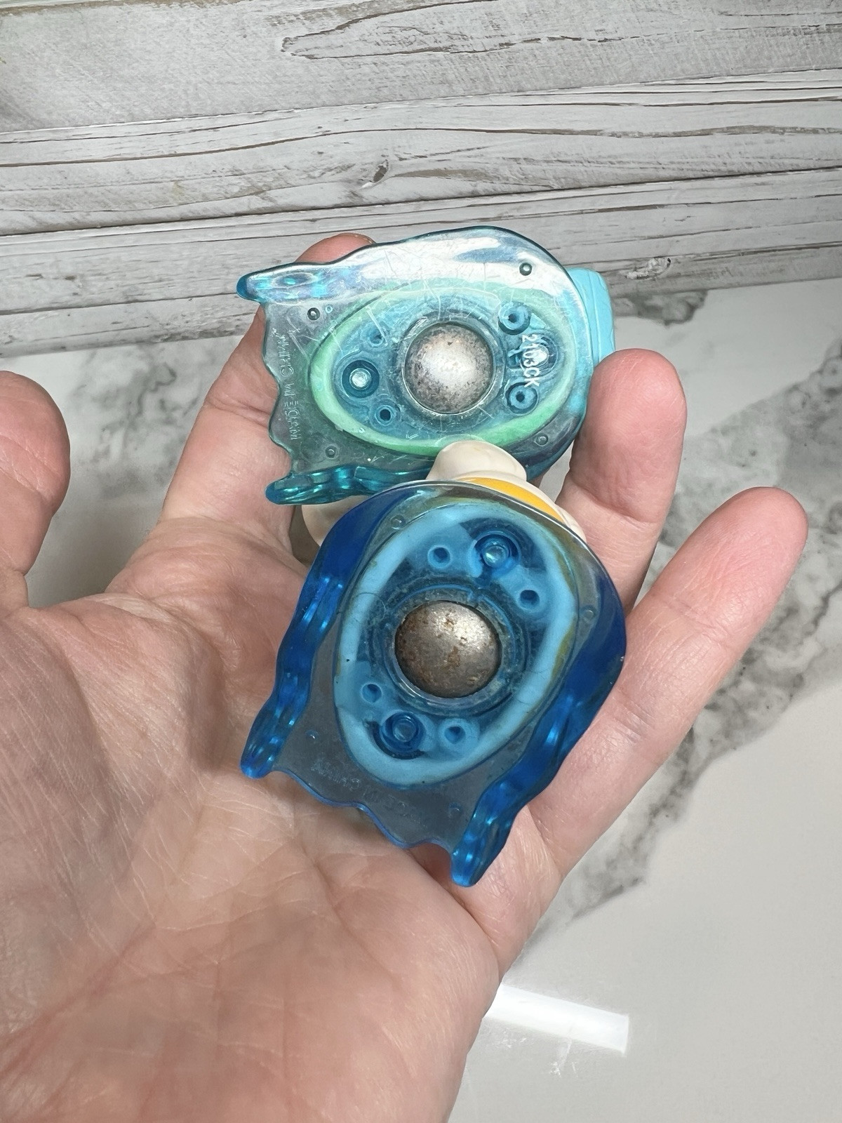 Nickelodeon Bubble Guppies Roll N Go Sliders Gil Guppy Puppy Toy Figures