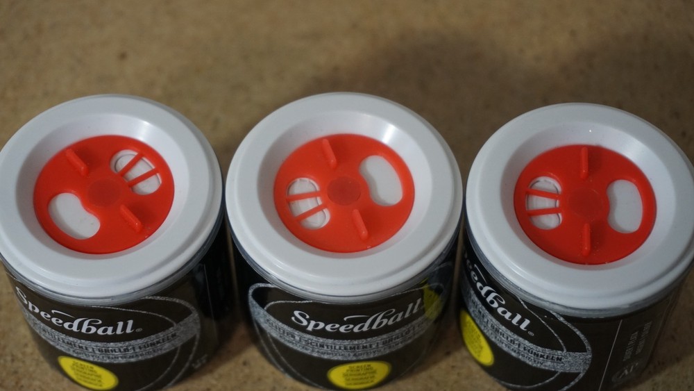 3x Speedball Glitter Additive Silver Screen Printing