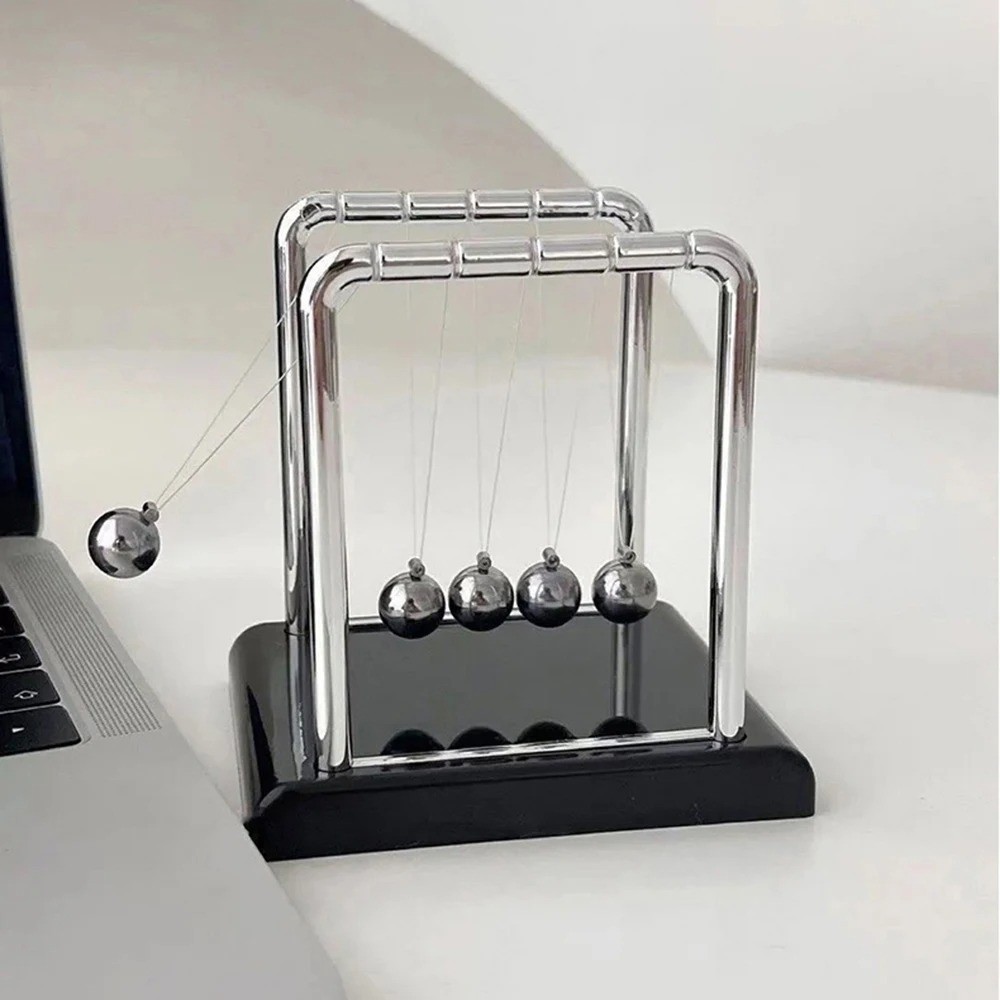 1PC Swinging Magnetic Ball Perpetual Motion Desk Toy Physics Science Desk Fun To