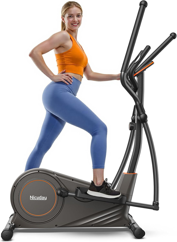 Elliptical Machine, Elliptical Exercise Machine for Home with Hyper-Quiet Magnet