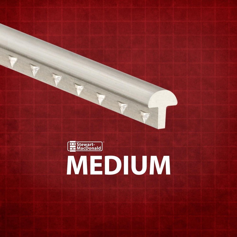 StewMac Medium Fretwire, Medium/Highest, 2-Foot Piece - 3 Pack