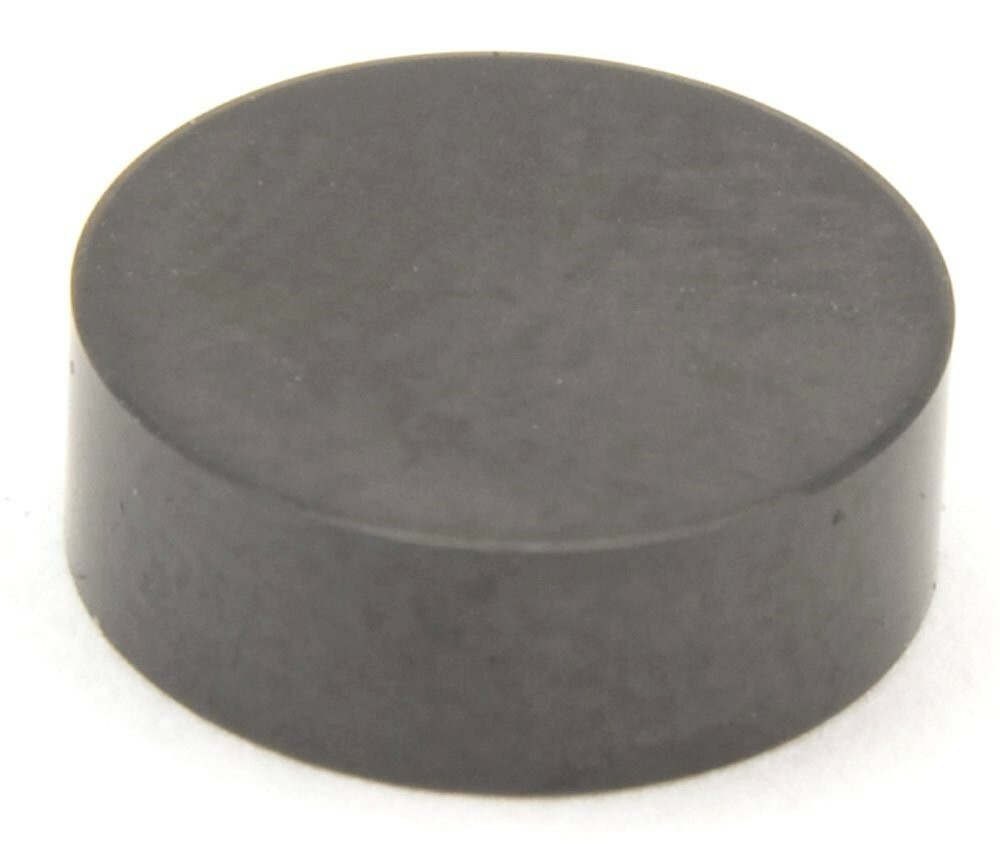 CBN Insert, 3/8" Round, 1/8" Thick, Double Sided, T-Land Chamfered Edge