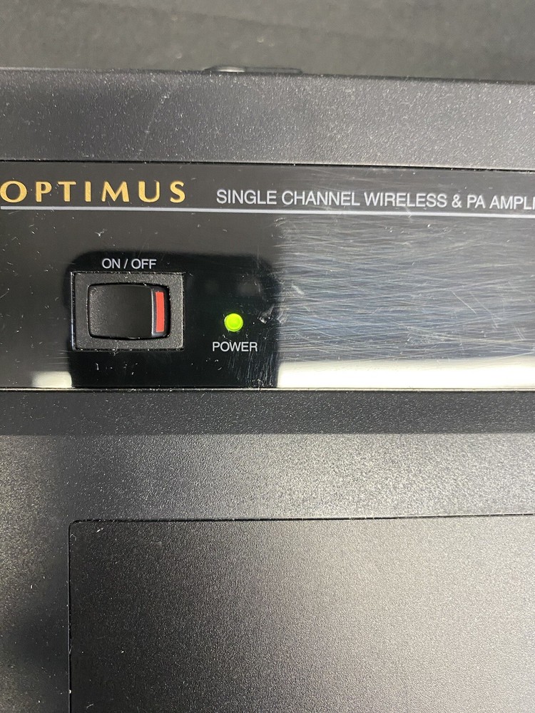 OPTIMUS WIRELESS FM PA SYSTEM. 