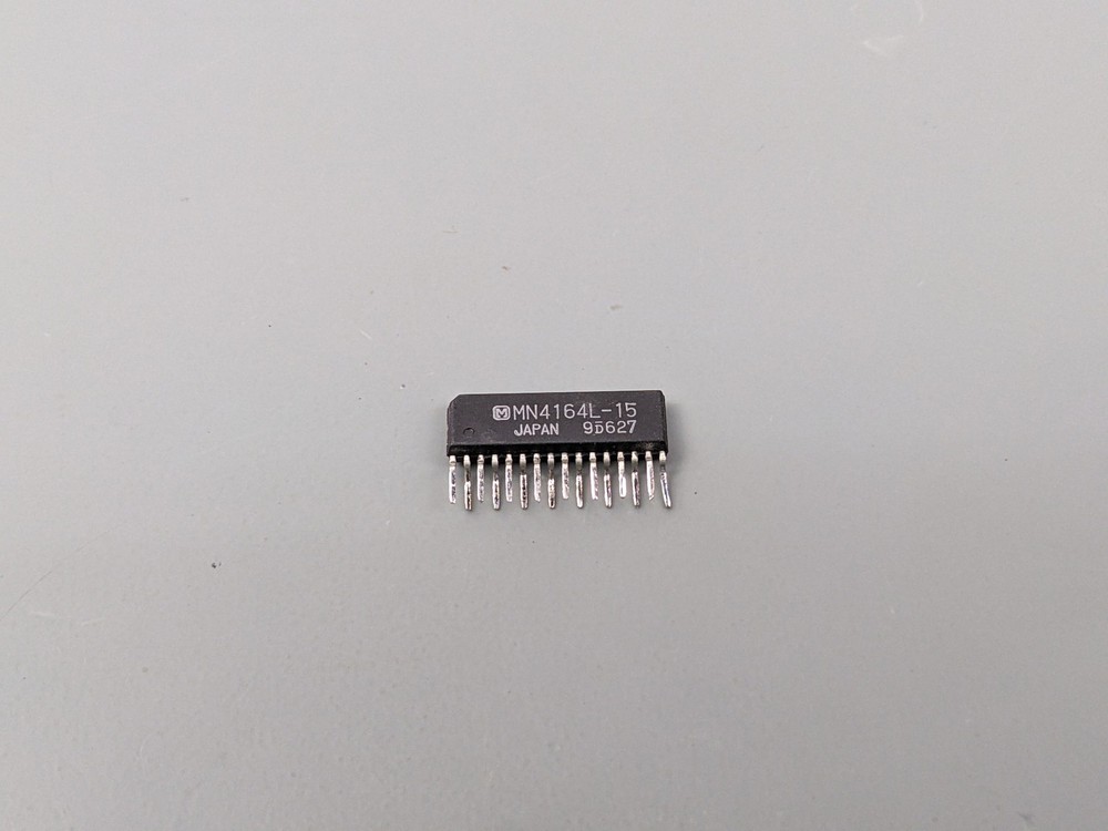 (8) Panasonic MN4164L-15 DRAM ZIP ICs, 64K x 1bit