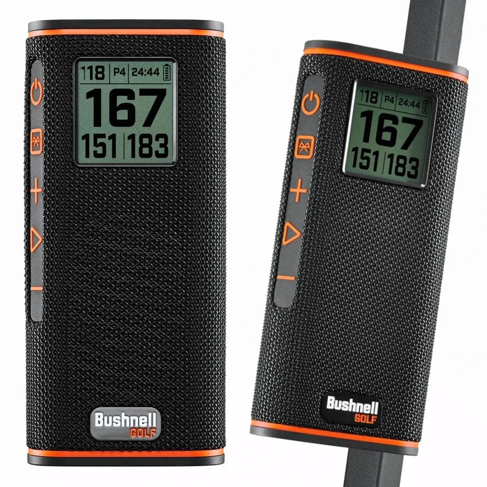 Bushnԑll Wingman View GPS Golf Speaker, Audible & Visual Distances, LCD Display