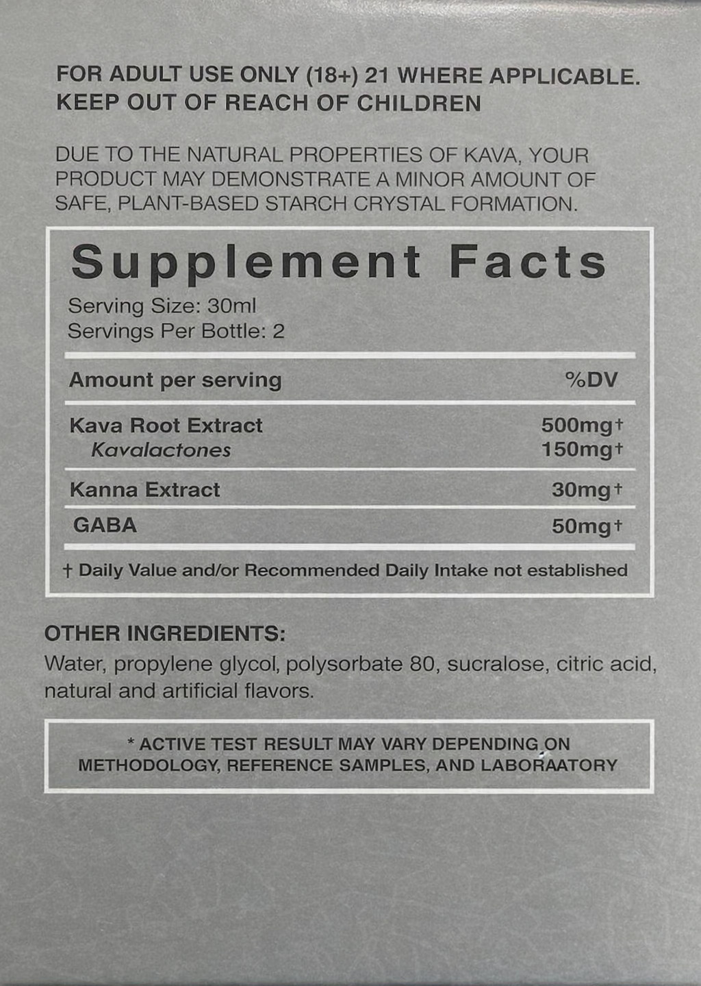 Kanna Botanical Tonic Liquid Supplement 12 Pack 2oz Bottles Exp 04/27