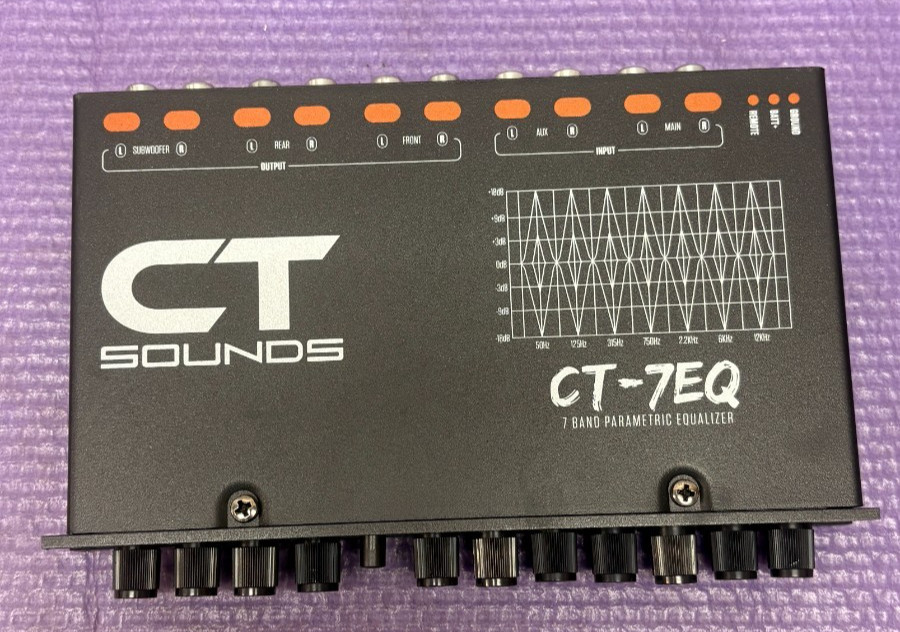 CT Sounds CT-7EQ 7 Band Parametric Car Audio Equalizer