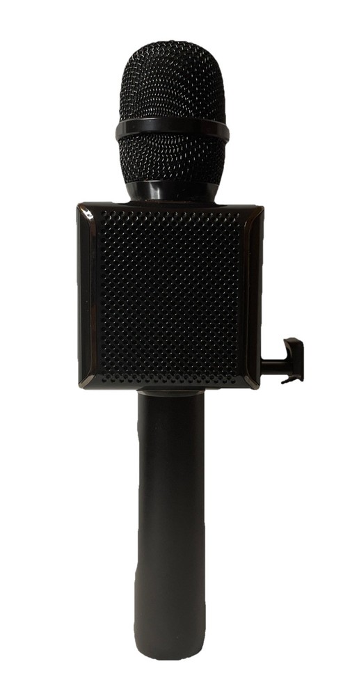 Tzumi Pop Solo Bluetooth Karaoke Microphone Wireless Speaker Black
