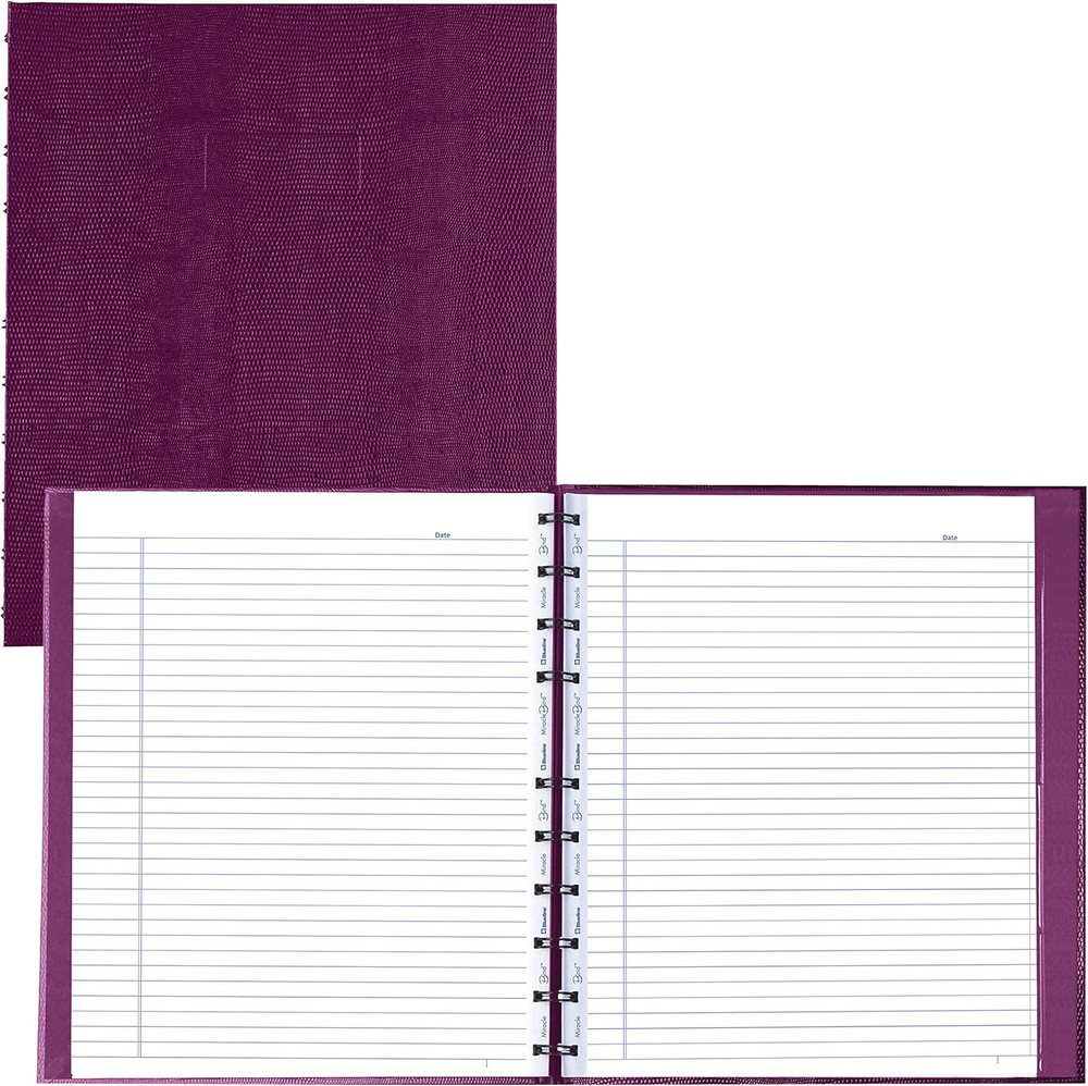 Miraclebind™ Notebook, Refillable, Lizard-Like Hard Cover, 11" X 9-1/16", 150 Ru