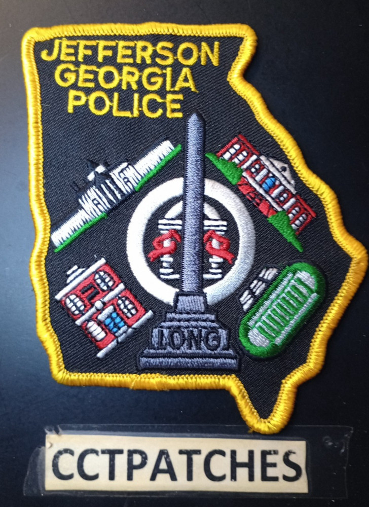 JEFFERSON, GEORGIA POLICE SHOULDER PATCH GA