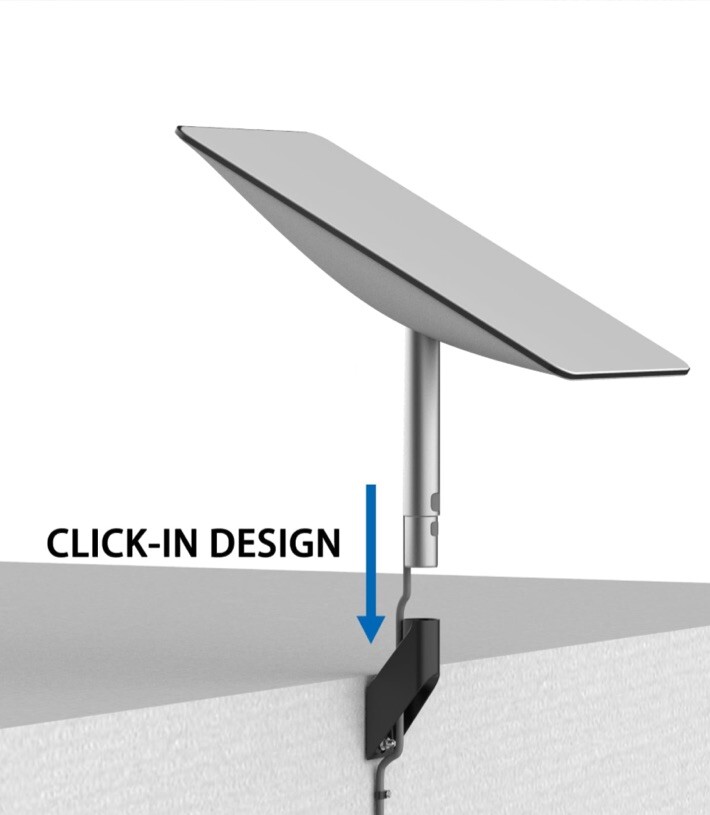 BUJ Short Wall Mount for Starlink V2 Satellite Dish, Includes Everything Needed