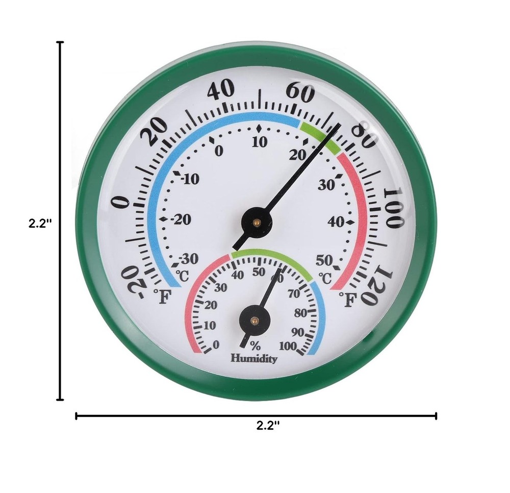 Mini Indoor Thermometer Hygrometer,Pointer Type Thermometer Hygrometer for In...