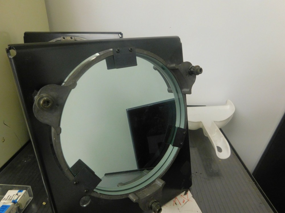 Nikon V-12 Comparator Double Sided Mirror Assembly 7-3/4" Diameter