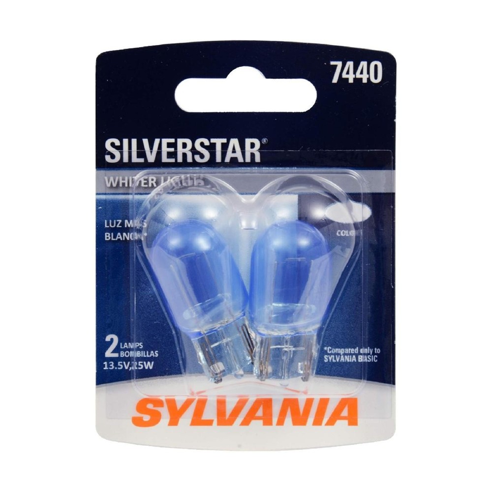 SYLVANIA - 7440 SilverStar Mini Bulb - Brighter and Whiter Light, Ideal | LED
