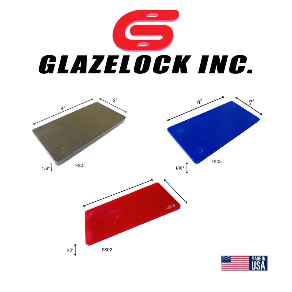 Glazelock Window Door Installation Shims - Professional Plastic Leveling Shims,