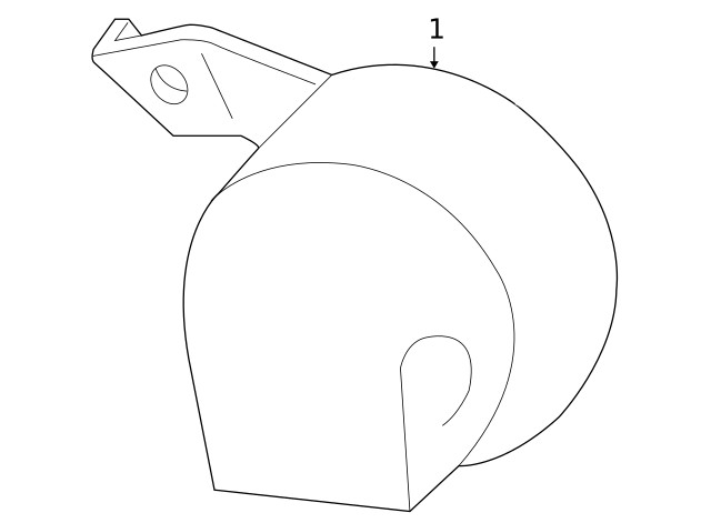 Genuine GM Horn 23303428