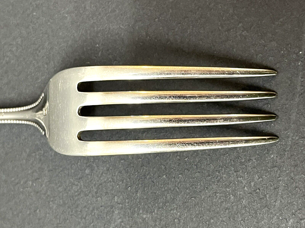 One Gorham Sterling Silver 7" Fork 37.5 Gr. Lancaster W/Mono ML
