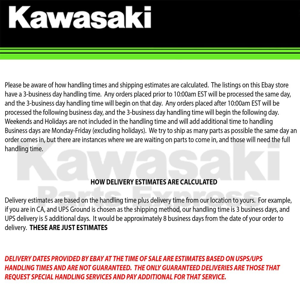 NEW 1996 - 2024 GENUINE KAWASAKI VULCAN MANY MODELS SIDE STAND SPRING 92145-0687