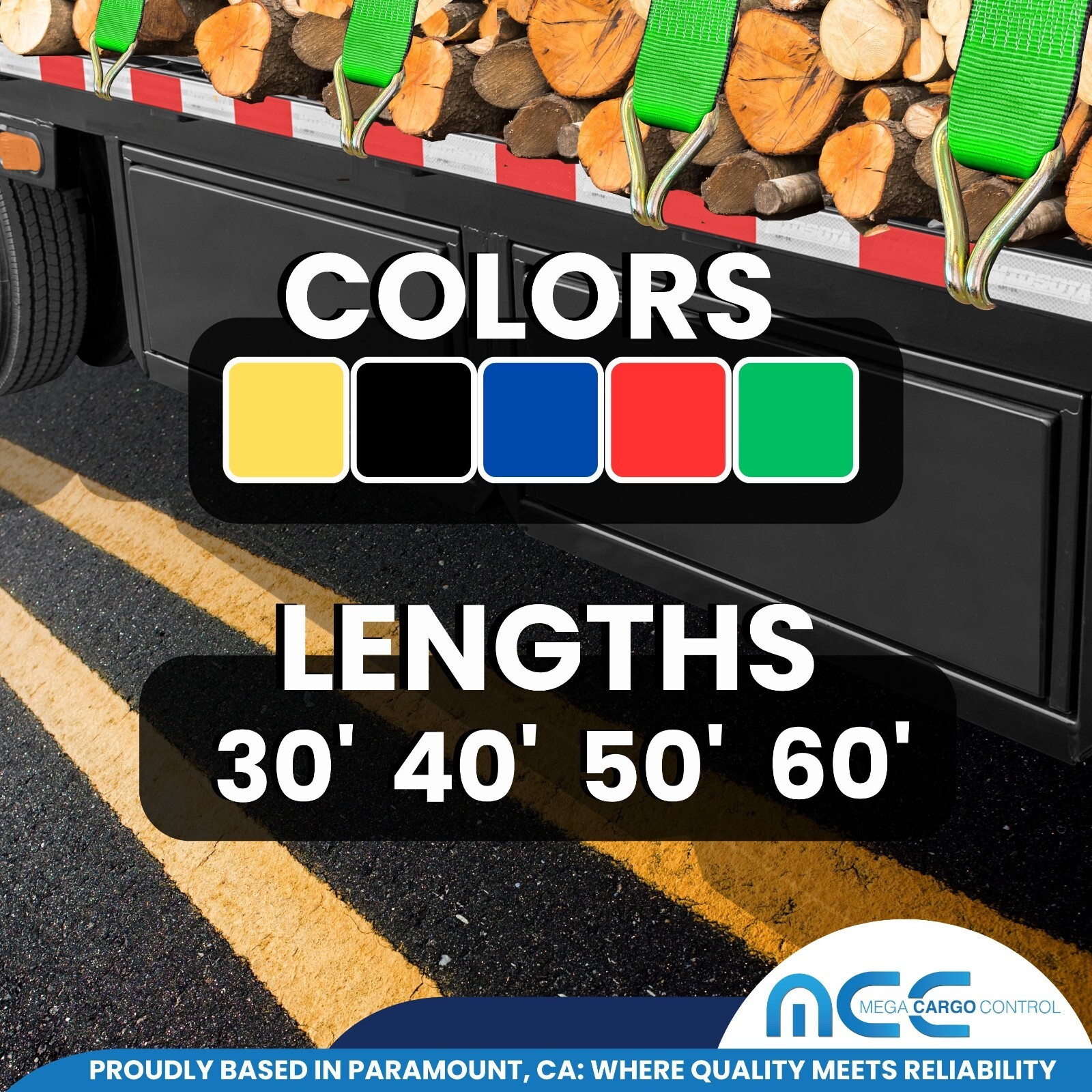 4 Pack Heavy Duty 3" x 30' Ratchet Strap w/J Hook Flatbed Truck Trailer Tie Down